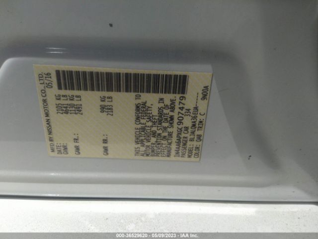 1N4AA6APXGC907479 Nissan Maxima 3.5 S