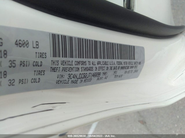 3C4NJDCB2JT146699 Jeep Compass Limited