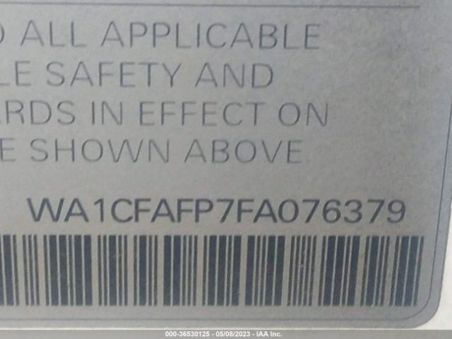 WA1CFAFP7FA076379 Audi Q5 PREMIUM