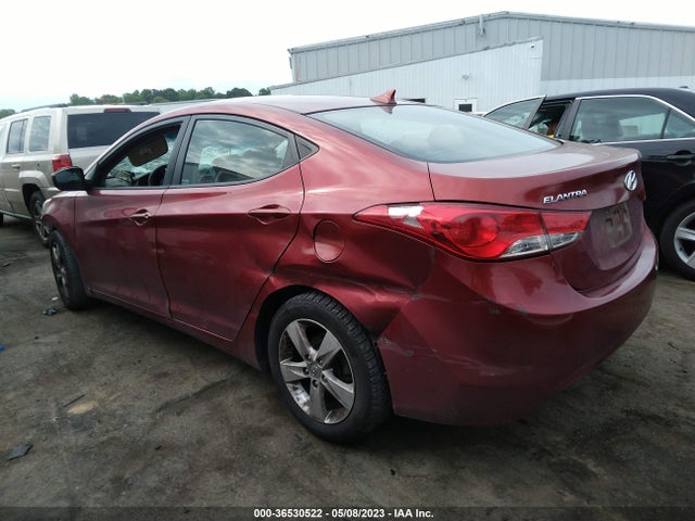 2013 HYUNDAI ELANTRA GLS PZEV VIN: 5NPDH4AE6DH361575