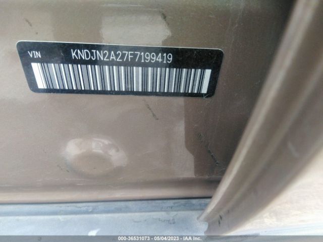 KNDJN2A27F7199419 KIA Soul Base