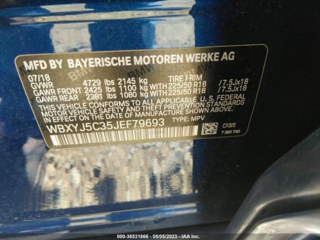 WBXYJ5C35JEF79693 BMW X2 Xdrive28i
