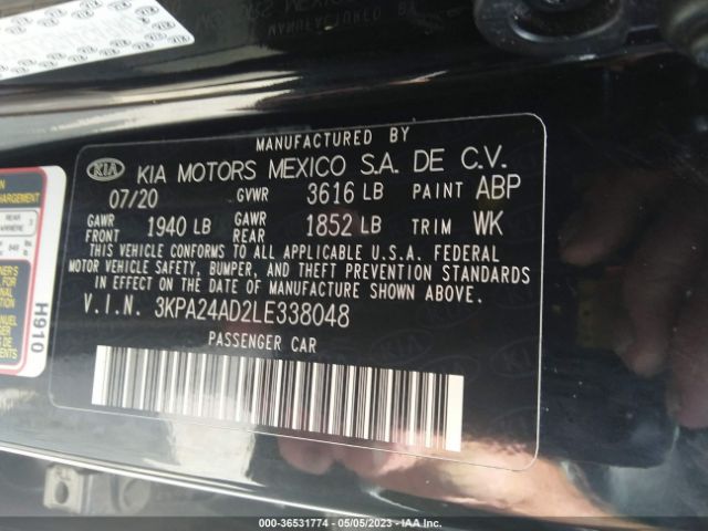 3KPA24AD2LE338048 KIA RIO LX