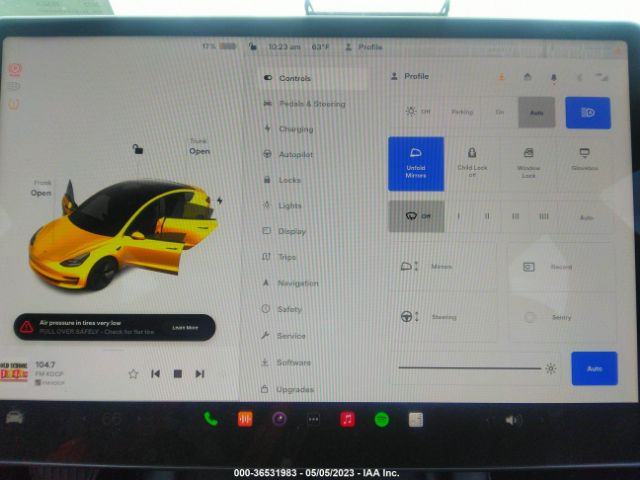 5YJ3E1EA7NF314677 Tesla MODEL 3