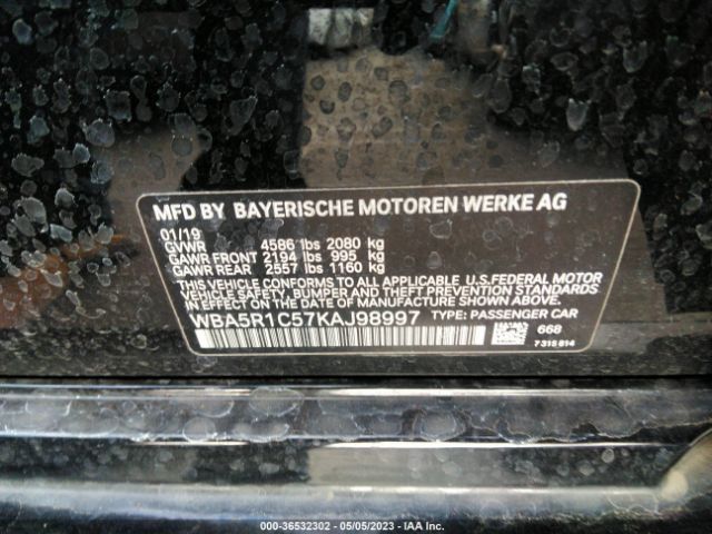 WBA5R1C57KAJ98997 BMW 3 Series 330i
