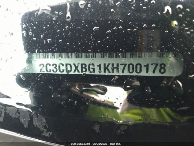 2C3CDXBG1KH700178 Dodge Charger Sxt
