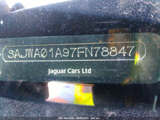 2007 JAGUAR S-TYPE 3.0 VIN: SAJWA01A97FN78847