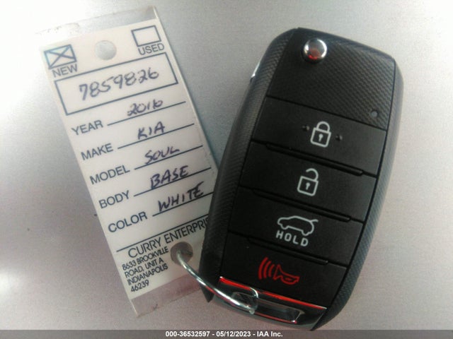 2016 KIA SOUL BASE VIN: KNDJN2A2XG7859826