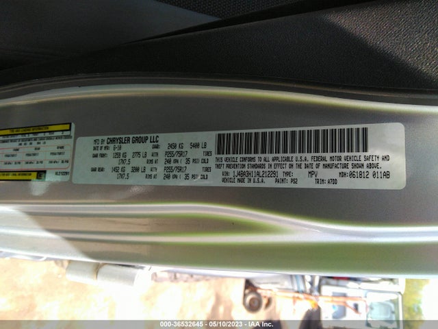 2010 JEEP WRANGLER UNLIMITED SPORT VIN: 1J4BA3H11AL212291