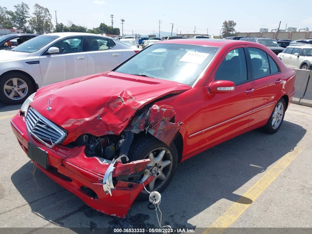 2002 MERCEDES-BENZ C CLASS VIN: WDBRF61J22F239600