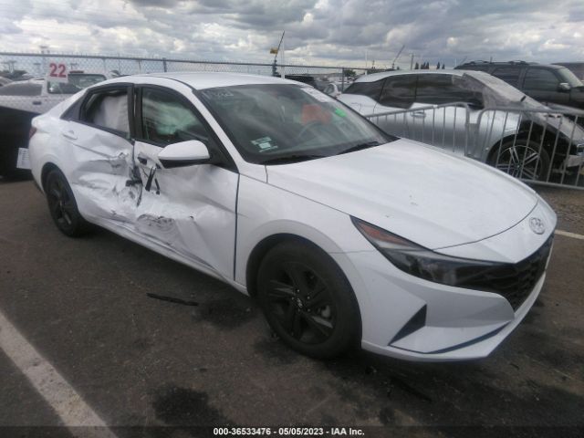 Hyundai Elantra Hybrid Blue 2021 KMHLM4AJ7MU004668 головне зображення