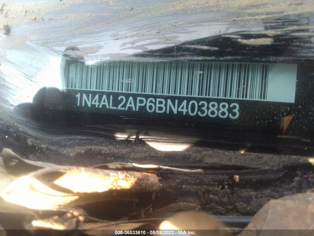2011 NISSAN ALTIMA 2.5 S VIN: 1N4AL2AP6BN403883