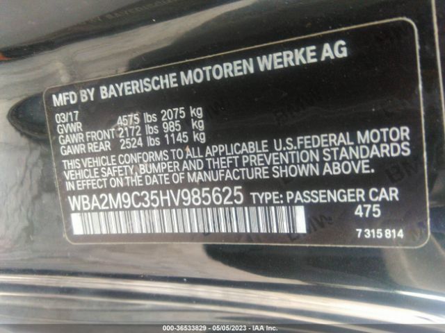 WBA2M9C35HV985625 BMW 2 Series 230i Xdrive