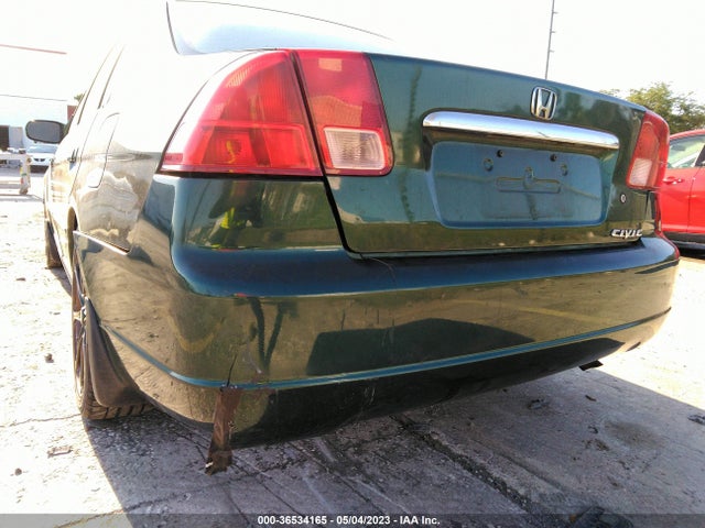 2001 HONDA CIVIC EX VIN: 2HGES26751H596916