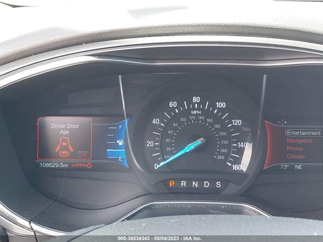 2016 FORD FUSION TITANIUM VIN: 3FA6P0K97GR278640