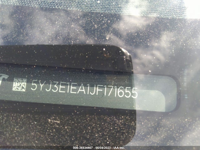 Tesla Model 3 Range Battery 2018 5YJ3E1EA1JF171655 Image 11