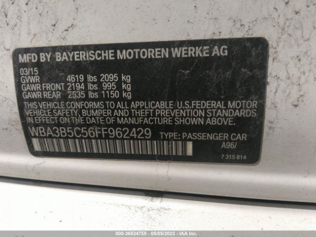 WBA3B5C56FF962429 BMW 3 Series 328i Xdrive