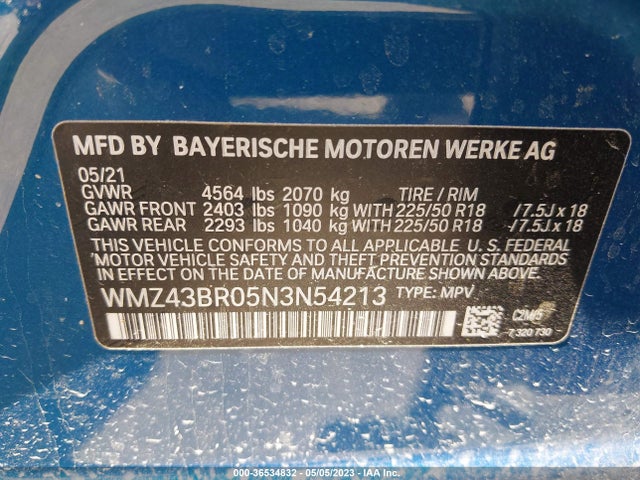 2022 MINI COUNTRYMAN WMZ43BR05N3N54213 Photo 8