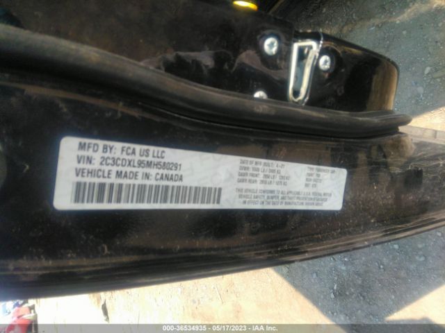 2C3CDXL95MH580291 Dodge Charger Srt Hellcat Widebody
