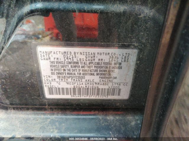 3N1AB7AP5FY235093 Nissan SENTRA SR