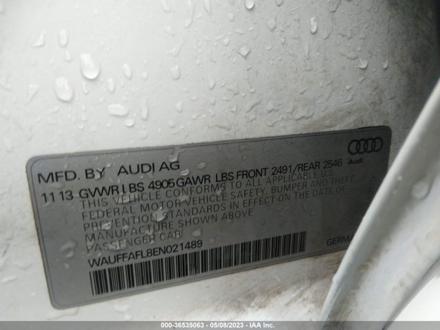 Audi A4 Premium Plus 2014 WAUFFAFL8EN021489 Image 9