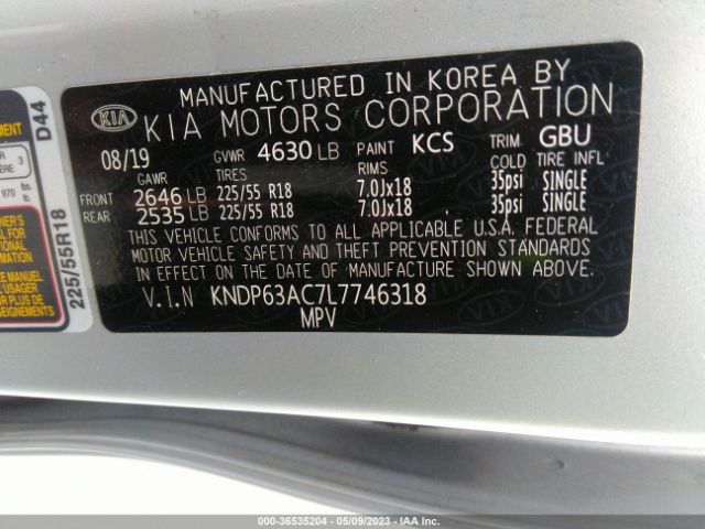 KNDP63AC7L7746318 KIA SPORTAGE S