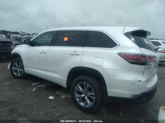 Toyota Highlander Le 2016 5TDZKRFH5GS173524 Image 3
