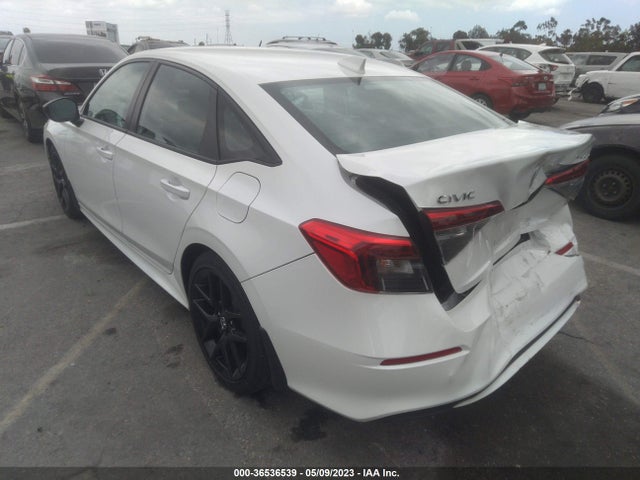 2022 HONDA CIVIC SEDAN SPORT VIN: 2HGFE2F51NH596623