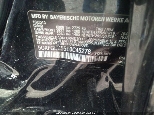 5UXFG2C55E0C45278 BMW X6 Xdrive35i