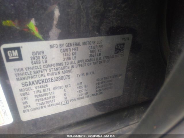5GAKVCKD2EJ280079 Buick Enclave Premium