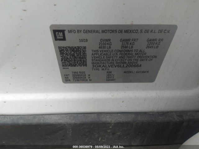 3GKALVEV6LL200664 GMC Terrain Slt