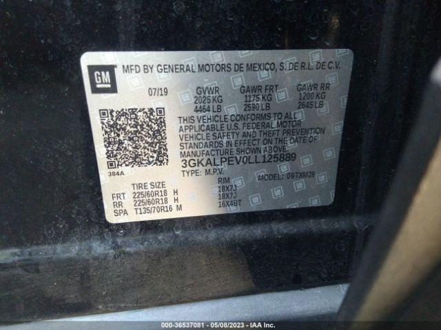 3GKALPEV0LL125889 GMC Terrain Slt