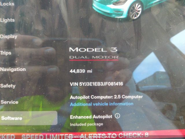 5YJ3E1EB3JF081416 Tesla Model 3 Long Range
