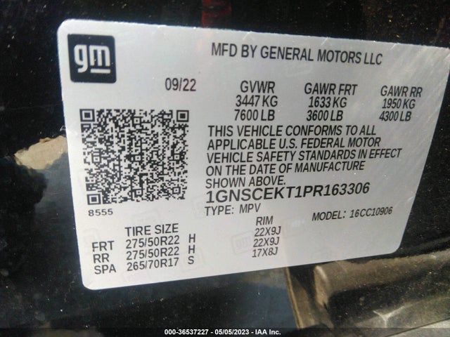 Chevrolet Suburban Rst 2023 1GNSCEKT1PR163306 Image 10