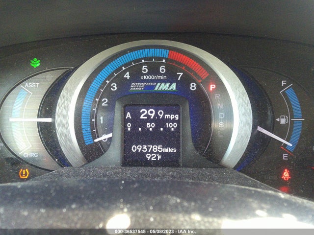 2010 HONDA INSIGHT LX VIN: JHMZE2H53AS034426