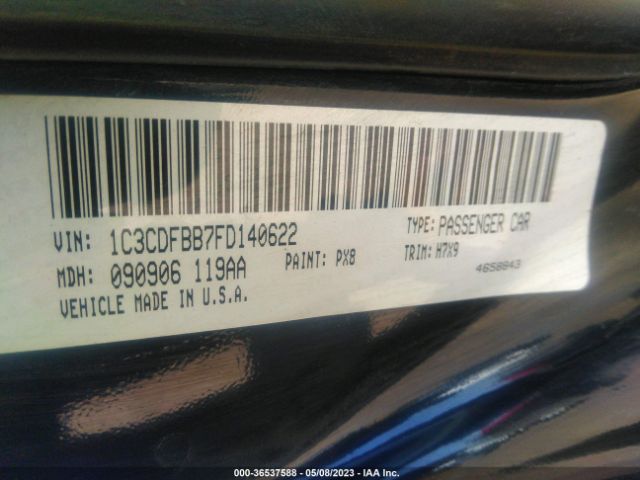 1C3CDFBB7FD140622 Dodge DART SXT