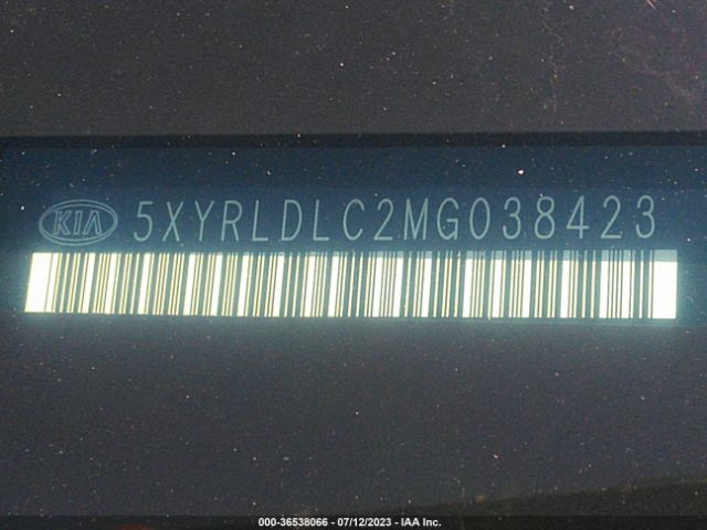 5XYRLDLC2MG038423 KIA SORENTO S