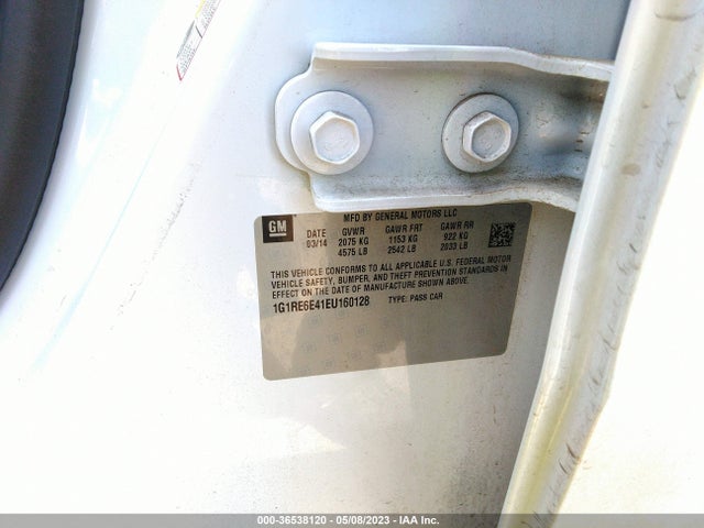 Chevrolet Volt 2014 1G1RE6E41EU160128 Image 10