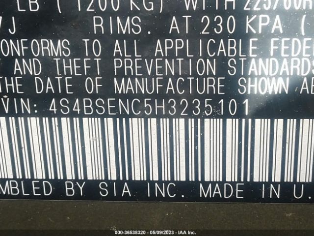 4S4BSENC5H3235101 Subaru Outback Limited