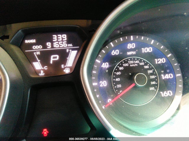 2013 HYUNDAI ELANTRA LIMITED PZEV VIN: 5NPDH4AE9DH265584