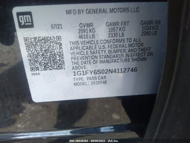 Chevrolet Bolt Euv Lt 2022 1G1FY6S02N4112746 Image 9