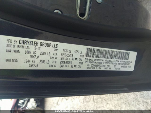 1C4NJDEBXED647042 Jeep Compass Latitude