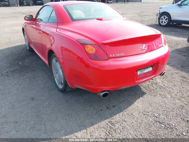 2002 LEXUS SC 430 VIN: JTHFN48Y520021957