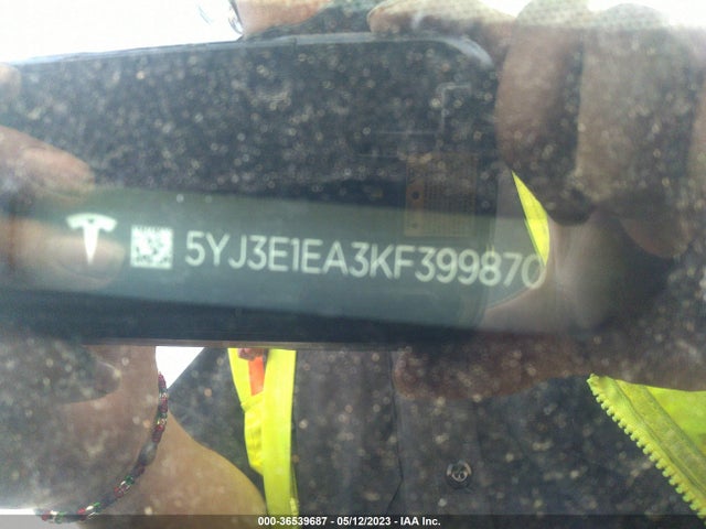Tesla Model 3 Range 2019 5YJ3E1EA3KF399870 Image 9