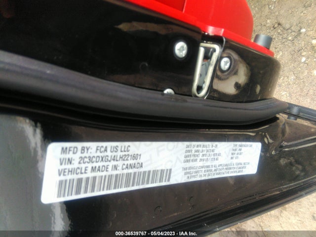 2020 DODGE CHARGER SCAT PACK WIDEBODY VIN: 2C3CDXGJ4LH221601