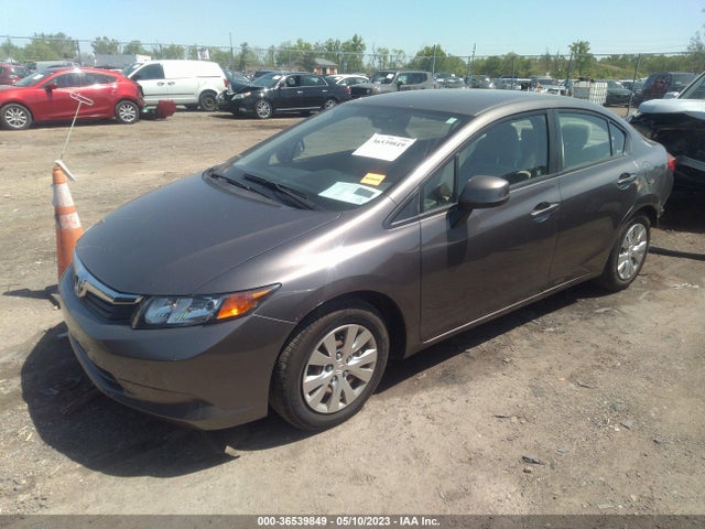 2012 HONDA CIVIC SDN LX VIN: 19XFB2F55CE103347