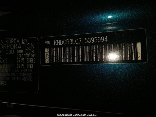 KNDCB3LC7L5395994 KIA NIRO LX