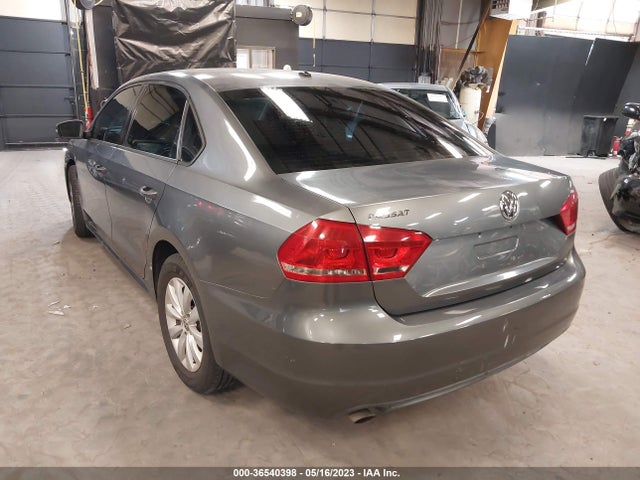 2013 VOLKSWAGEN PASSAT S W/APPEARANCE VIN: 1VWAP7A3XDC046891