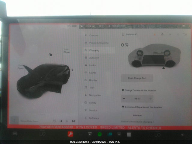 Tesla Model Y Performance 2022 7SAYGDEF8NF486619 Image 3