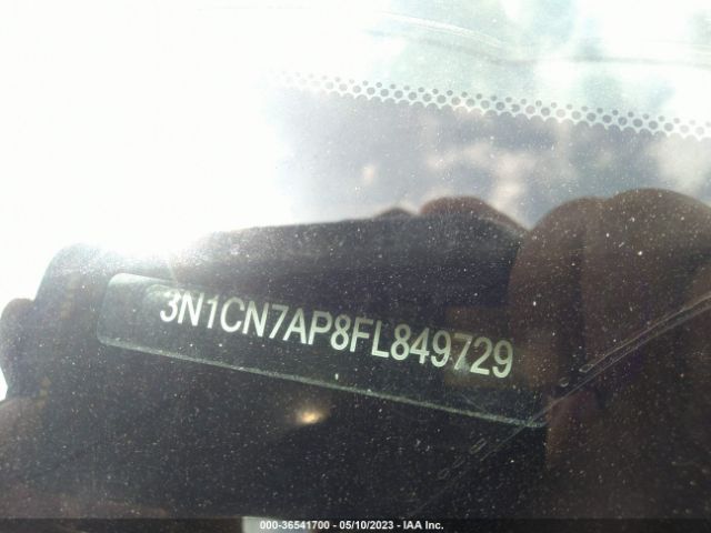3N1CN7AP8FL849729 Nissan Versa S Plus